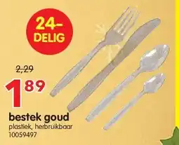 Yess bestek goud aanbieding