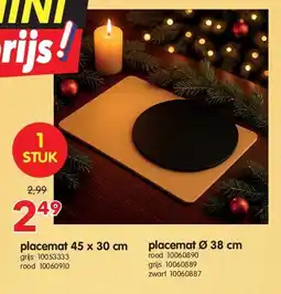 Yess placemat 45 x 30 cm aanbieding