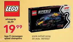 Yess lego f1 racewagen speed champions oracle red bull racing 251 stuks aanbieding