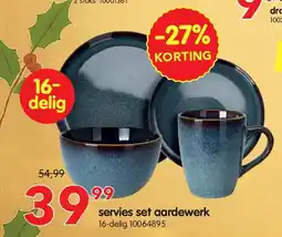 Yess servies set aardewerk aanbieding