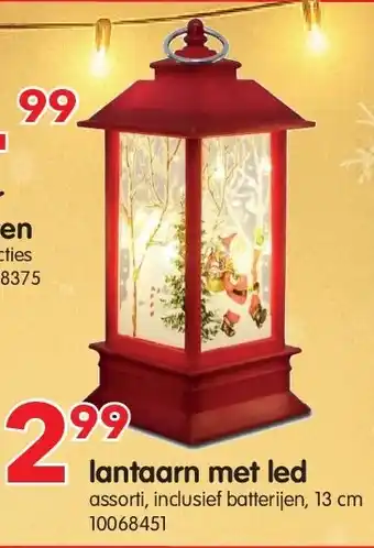 Yess lantaarn met led aanbieding