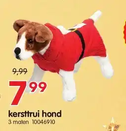 Yess kersttrui hond aanbieding