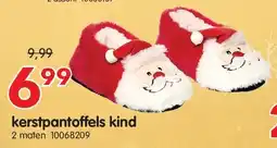 Yess kerstpantoffels kind aanbieding