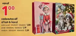 Yess cadeautas elf of kat & hond aanbieding