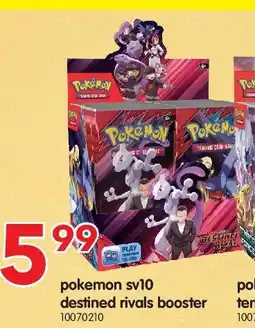 Yess pokemon sv10 destined rivals booster aanbieding