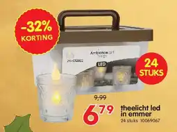 Yess theelicht led in emmer aanbieding