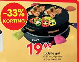 Yess raclette grill aanbieding