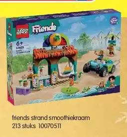 Yess lego speelset friends strand smoothiekraam 213 stuks aanbieding