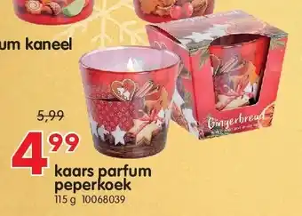Yess kaars parfum peperkoek aanbieding