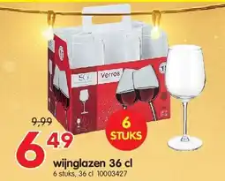 Yess wijnglazen 36 cl aanbieding