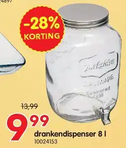 Yess drankendispenser 8 l aanbieding