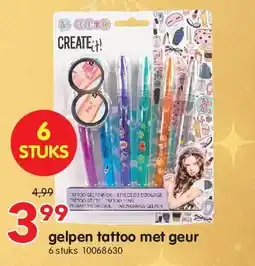 Yess gelpen tattoo met geur aanbieding
