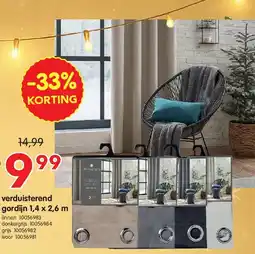 Yess verduisterend gordijn 1,4 x 2,6 m aanbieding