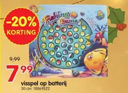 Yess visspel op batterij aanbieding