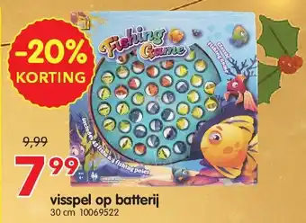 Yess visspel op batterij aanbieding