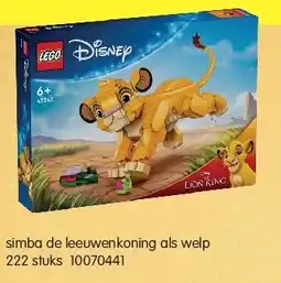 Yess lego speelset simba de leeuwenkoning als welp 222 stuks aanbieding