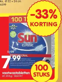 Yess vaatwastabletten aanbieding