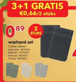 Yess washand set aanbieding
