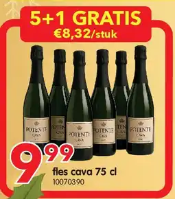 Yess fles cava 75 cl aanbieding