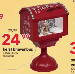 Yess kerst brievenbus aanbieding