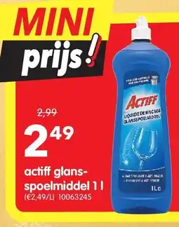 Yess actiff glansspoelmiddel 1 l aanbieding
