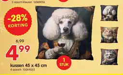 Yess kussen 45 x 45 cm aanbieding