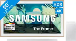 Coolblue Samsung 50 The Frame LS03FA (2025) + Samsung HW-S701D Wit (2024) aanbieding