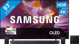 Coolblue Samsung 83 OLED 4K S85F (2025) + Samsung HW-Q990F Zwart aanbieding