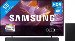 Coolblue Samsung 55 OLED 4K S85F (2025) + Samsung HW-Q600F Zwart aanbieding