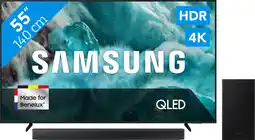Coolblue Samsung 55 QLED 4K Q7F4 (2025) + Samsung HW-B66CF Zwart aanbieding