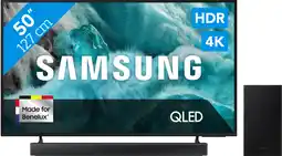 Coolblue Samsung 50 QLED 4K Q7F4 (2025) + Samsung HW-B66CF Zwart aanbieding