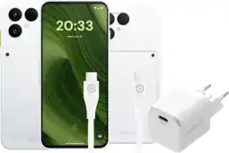 Coolblue Fairphone 6 256GB Wit 5G + Compleet Accessoirepakket aanbieding