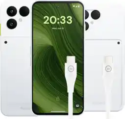 Coolblue Fairphone6 256Go Blanc 5G + Pack d'Accessoires aanbieding