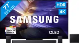 Coolblue Samsung 77 OLED S90F (2025) + Samsung HW-Q930F Noir aanbieding