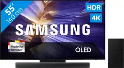 Coolblue Samsung 55 OLED S90F (2025) + Samsung HW-B66CF Noir aanbieding