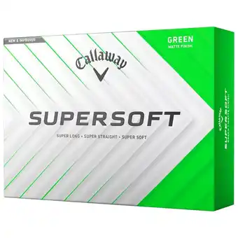 Decathlon Callaway Supersoft Golfballen 12 Pack Groen Nieuw aanbieding