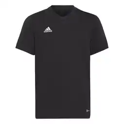 Decathlon Adidas Entrada 22 Kinder T-shirt met Korte Mouwen - Zwart aanbieding