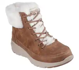 Decathlon Laarzen Skechers Glacial Ultra - Wonderland, Bruin, Dames aanbieding