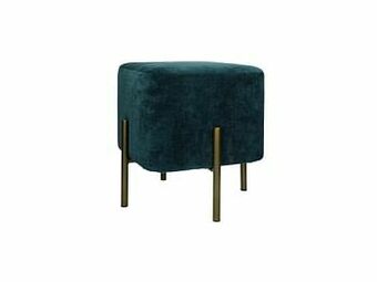 Deba Meubelen Poef KIKA - Petrol Blauw aanbieding