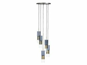 Deba Meubelen Hanglamp OLIVER - Blauw Blauw aanbieding