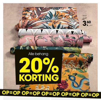 Kwantum Alle behang aanbieding