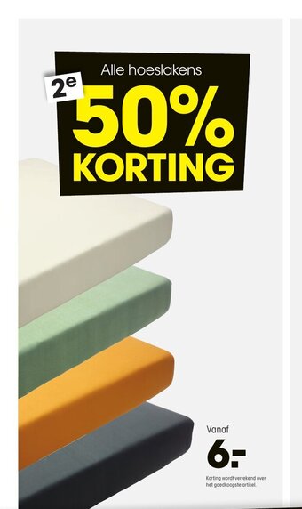 Kwantum Alle hoeslakens aanbieding