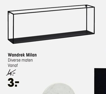 Kwantum Wandrek Milan aanbieding