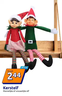 Action Kerstelf 40 CM aanbieding