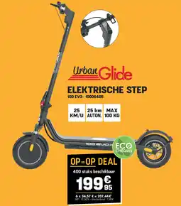 Electro Depot Urban Glide ELEKTRISCHE STEP 100 EVO aanbieding