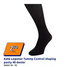 Action Kate Legwear Tummy Control shaping panty 40 denier aanbieding