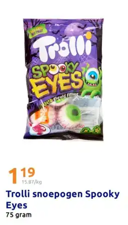 Action Trolli snoepogen Spooky Eyes aanbieding