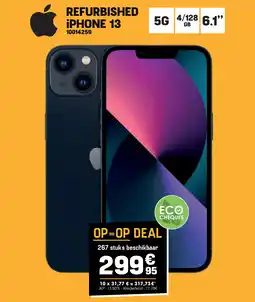 Electro Depot REFURBISHED iPHONE 13 aanbieding