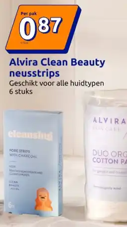 Action Alvira Clean Beauty neusstrips aanbieding