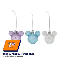 Action Disney Mickey kerstballen aanbieding